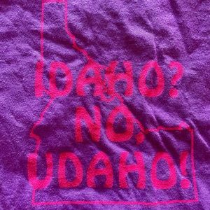Vintage Purple “Idaho? No, Udaho!” T-Shirt